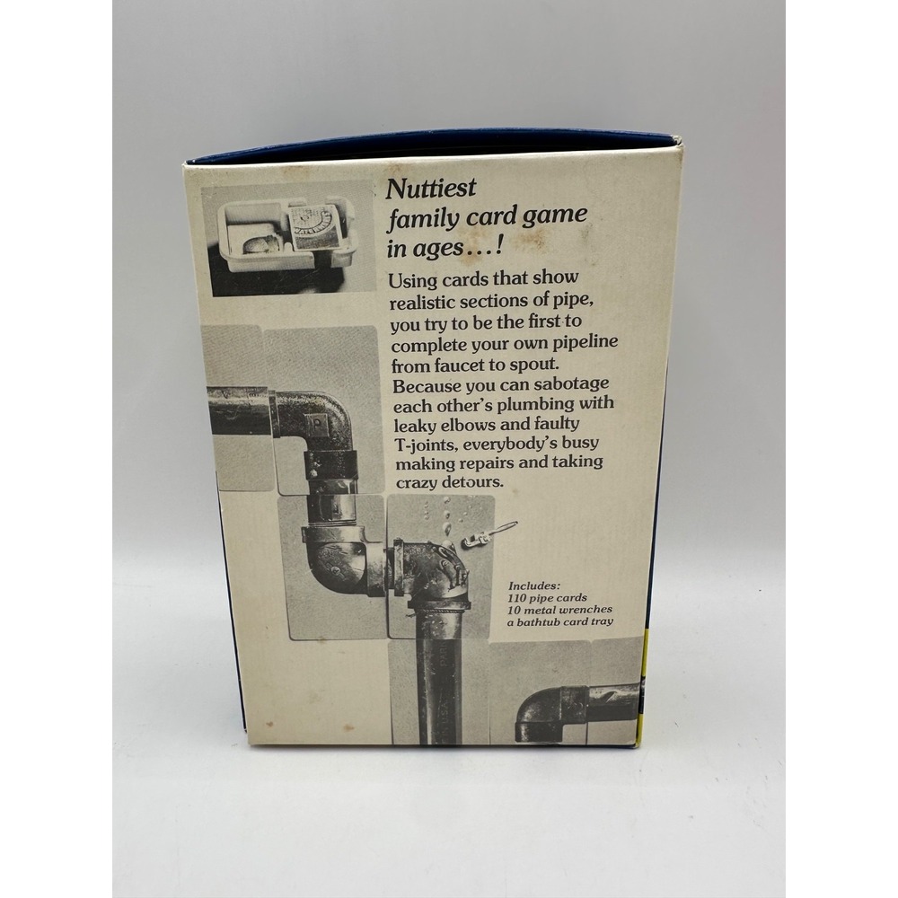 Vintage Waterworks Parker Brothers Leaky Pipe Card Game COMPLETE with Wrenches - Picture 2 of 4